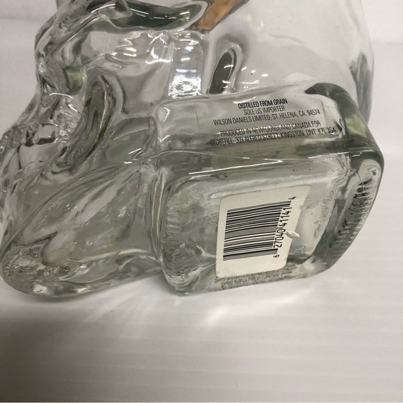 Vodka Bottle 750ml Crystal Head Skull Decanter Glass Empty Dan Aykroyd Stopper - Picture 8 of 11